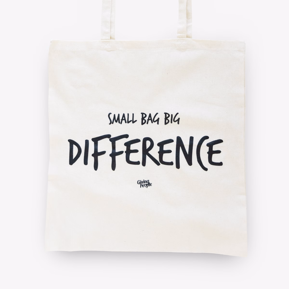 Tygkasse "Small bag big difference" - Bild 2
